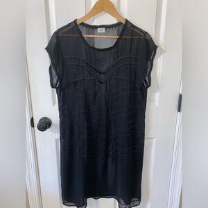 Cabi 3513 sheer dress (without the slip) size M color black.